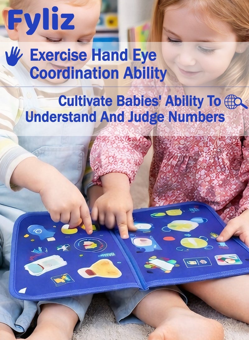 Fyliz Busy Board for Toddlers, Busy Book Montessori Toys for 1+Year Old Boys Birthday Gift - Preschool Learning Activities - Image 3